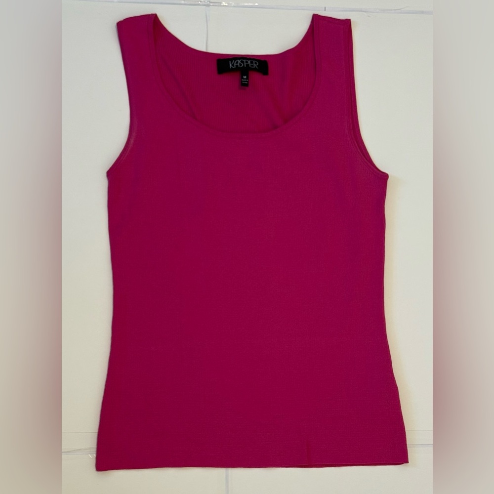 Kasper Fuchsia Tank Top